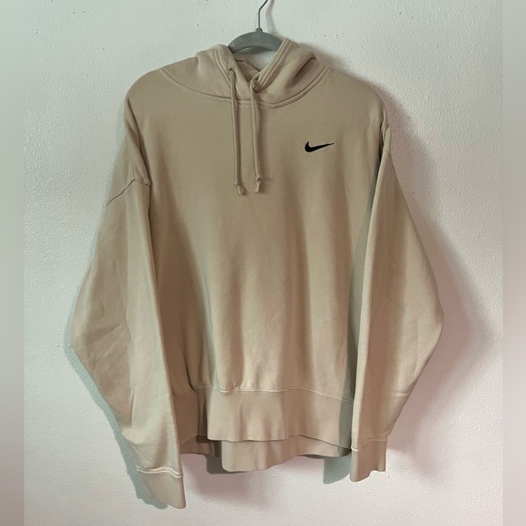 Nike Tops - NIKE - Beige Hoodie